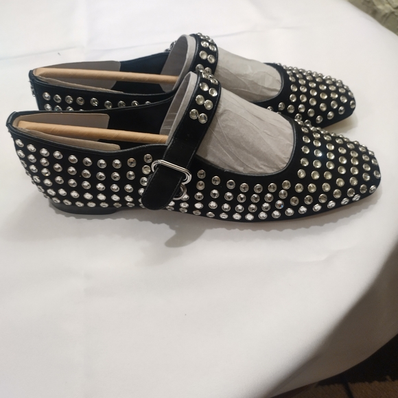 Sam Edelman Women's Michaela Mary Jane Flat Size 8M New In Box- Holiday Shoe - Picture 3 of 7